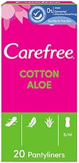 Carefree Panty Liners Breathable Aloe 20