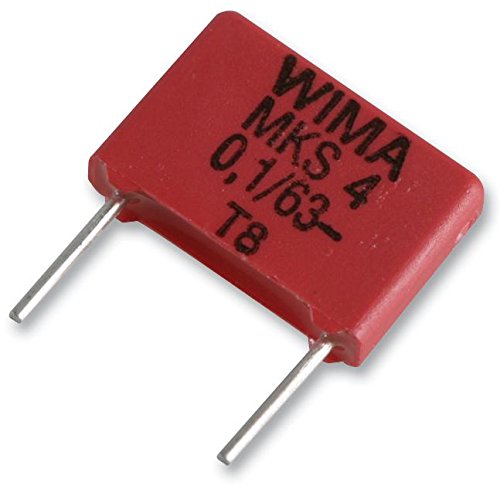 HQ Bargain Condensador 0.1UF 250V Capacitancia 0.1µF PET (Poliéster) 10mm 100°C MKS4 0.1UF +/-10% 25