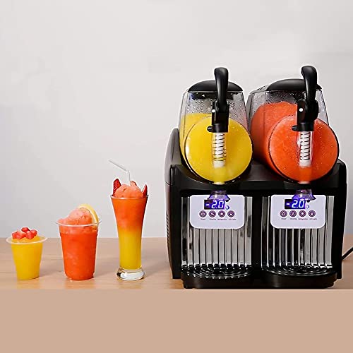 XINDONG Kommerzielle EIS-Slush-Maschine 2x2.5L Doppeltank-Slushie-Maschine mit Dickeneinstellung Maschine für Gefrorene… – Bild 7