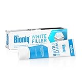 Pasta dental Bioniq® White Filler - 1x100 ml, blanqueadora suave con hidroxiapatita, protege el esmalte dental, elimina manchas, sin flúor