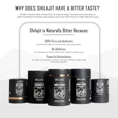 Image of Pure Himalayan Shilajit Resin Gold (30g) | 600mg Premium Shilajit with KSM-66 Ashwagandha, Safed Musli, Gokshura | Boost Strength, Stamina & Immunity | Lab-Tested, Vegan, Gold Grade for Men & Women