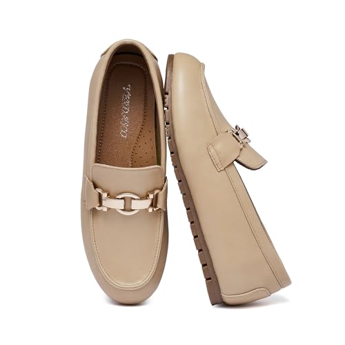 Image of VERDASCO Women's Loafers Comfort Slip-Ons Flat Work Shoes Casual Moccasins Penny Loafers Lady Dress Shoes