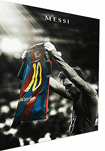 Toile football Lionel Messi : décoration murale d'art moderne de qualité
