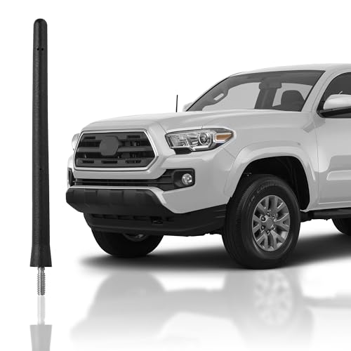6,5 Black External Antenna Mast for Toyota Tacoma 1995-2018 - Automotive Antenna Replacement for Cars, Trucks & SUV - FM AM Radio Compatible - Car & Truck Exterior Accessories for Men & Women