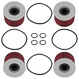 Caltric Oil Filter Compatible with Triumph Trophy 900 1200 885 1179 1991-2003 1210031T0301 / Qty 4