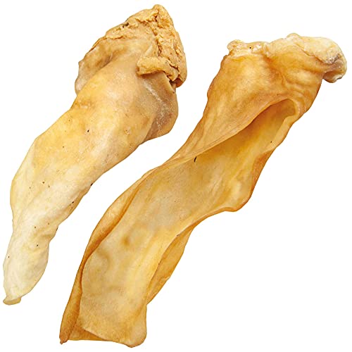 Schecker Hundesnack - getrocknete Lamm Ohren - 250g (35-40 Stück)