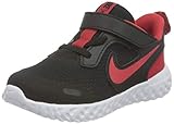 nike 2102 Mit Klettverschluss Nike Jungen Unisex Kinder Revolution 5 BQ5673 Running Shoe, Black/University Red-White, 21 EU