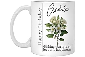 Andria Large Birth Flower Mug