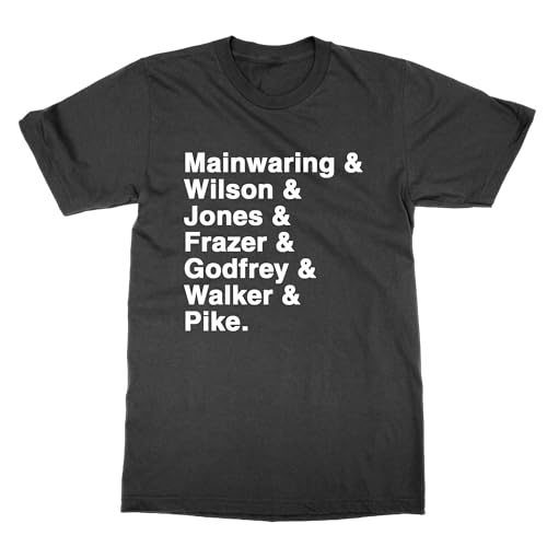 T-shirt Dad's Army Mainwaring et Pike pour fan de série culte en coton