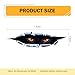 Arwrilt 2 PCS 3D Simulation Stereo Eyes Peeking Car Stickers, 7.87