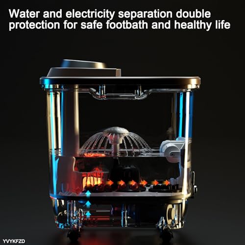 Spa de pies portátil YVYKFZD con control de temperatura miniatura 7