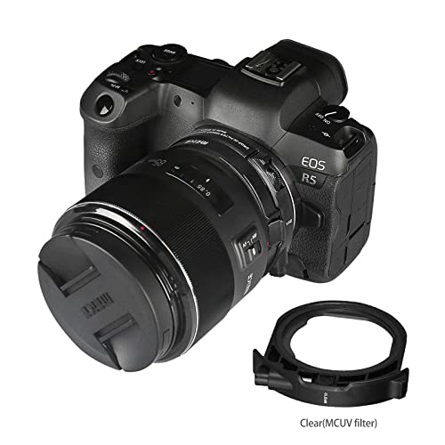 Image of Meike MK-EFTR-C Drop-in Filter Mount Adapter for Canon EF to EOSR with Variable ND Filter and UV Filter for EOS R R5 R6 RP R5C C70 Cameras