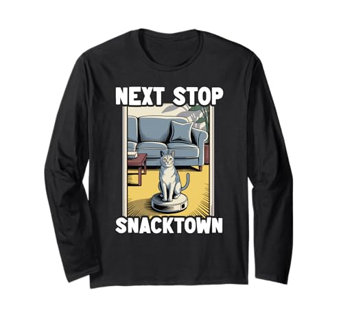 Next Stop Snacktown Cat On Robot �|���@ ��������L ����T�V���c