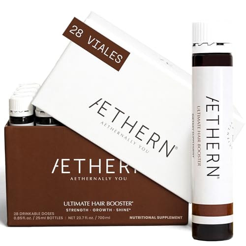 AETHERN Liquid Hair Growth Supplement with Biotin. Ready-to-Drink. Clinically Proven