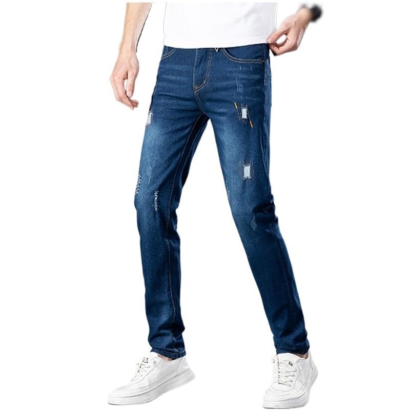 Stretch Skinny Jeans Casual Cotton Denim Slim-fit Pants Streetwear2