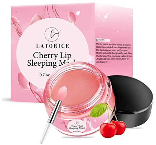 Lip Sleeping Mask, Cherry, Lip Treatment Day and Night, Moisturizing and Nourishing Lip