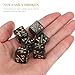 Toddmomy Set of 24 Acrylic Dice Counters with Plus and Minus Signs Cube-Shaped Counter Dice for Card Gaming Accessories and Kids Learning Toys 0.63 Inch Cubes for Table Games