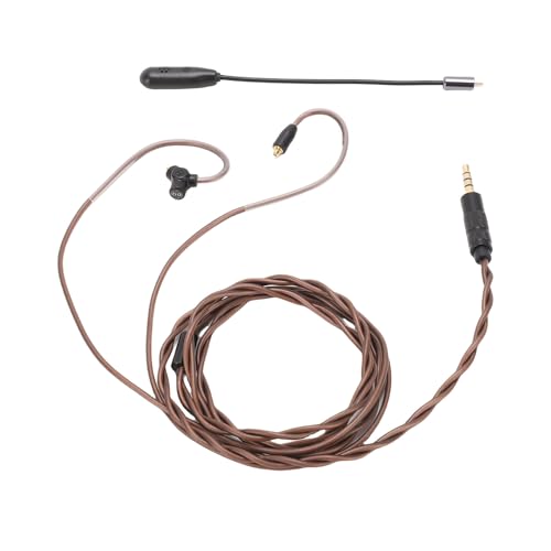 Câble MMCX 64 pouces avec microphone amovible élimine les faux contacts