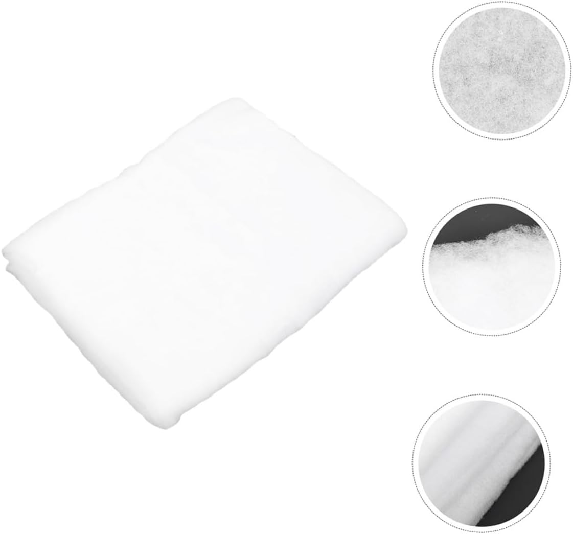 2pcs Thick White Faux Snow Blanket 1.5x1m Artificial Snow Carpet for Christmas Village Holiday Decor Indoor Winter Scene Blanket for Home Decoration