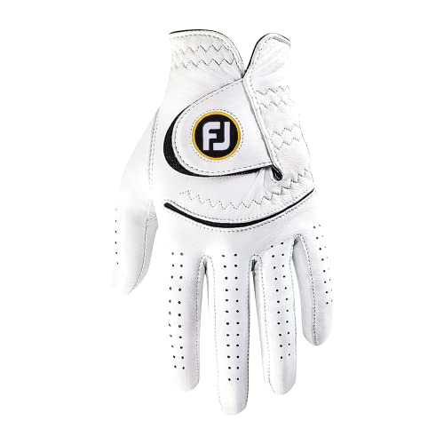 Guante de golf StaSof en piel suave de alta resistencia color blanco Large mujer 2