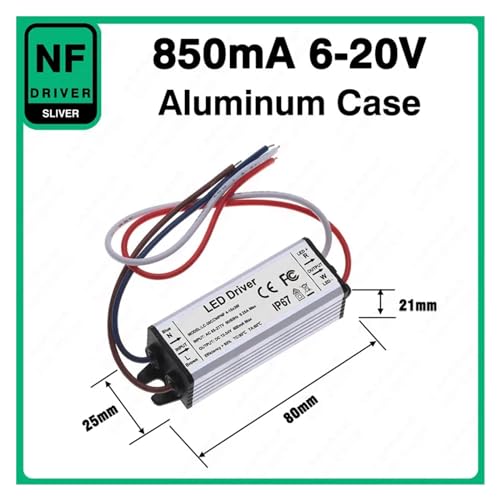 Transformateur LED 850 mA 6-20V pour lampe étanche WP - 2