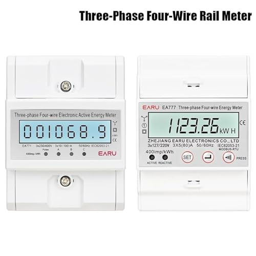 Compteur d'énergie triphasé bidirectionnel pour optimiser la facturation kWh RS485