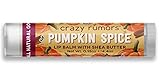 Crazy Rumors Pumpkin Spice Lip Balm. 100% Natural, Vegan, Plant-Based, Made in USA (1-Pack)