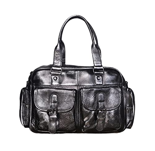Mallette en cuir pour homme au style décontracté chic pour le bureau