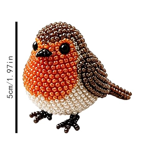 Kit DIY animaux 3D perles oiseau mignon pour débutants - 5