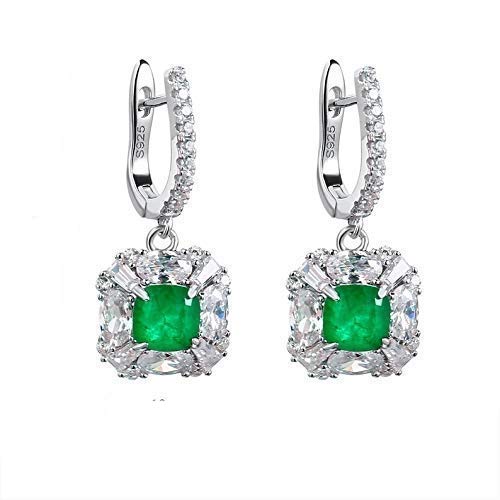 imitation emerald earrings