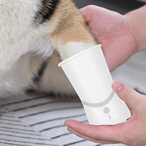 Lavadora de pés elétrica para animais de estimação, limpeza fácil, lavadora de garras de silicone pa