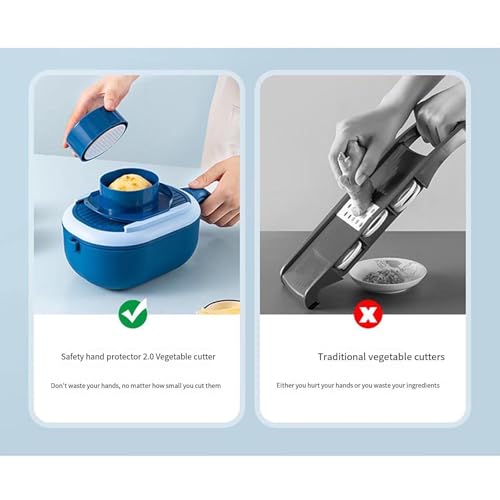 Cortador multiusos para verduras con contenedor miniatura 6