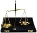 Collectible Badges 100 + Gram Brass Balance Scale in Case with Weights