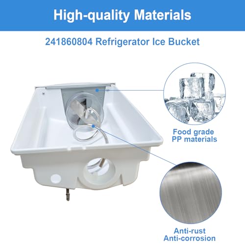 241860804 Refrigerator Ice Bucket Container Assembly for Frigidaire Fridge by Gesleben - Used condition - Image 4