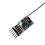 SoloGood BAYCK ELRS Receiver 2.4G 5CH PWM ExpressLRS RX Support ELRS 3.0 PWM/CRSF Protocol 2.0dBi Copper Pipe Antenna for RC FPV Drone