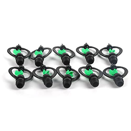 Reemplazo del Cabezal de Aspersor, Cabezal de Aspersor Giratorio con Plástico, 10 Piezas para Muchos Lugares