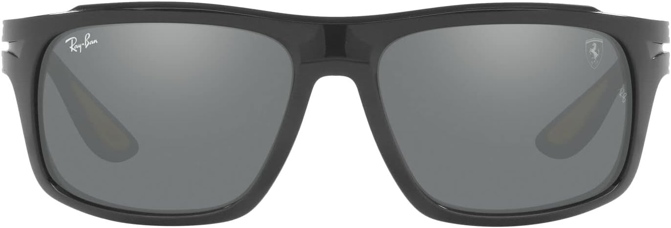 Ray-Ban Unisex Rb4364m Scuderia Ferrari Collection Aviator Sunglasses