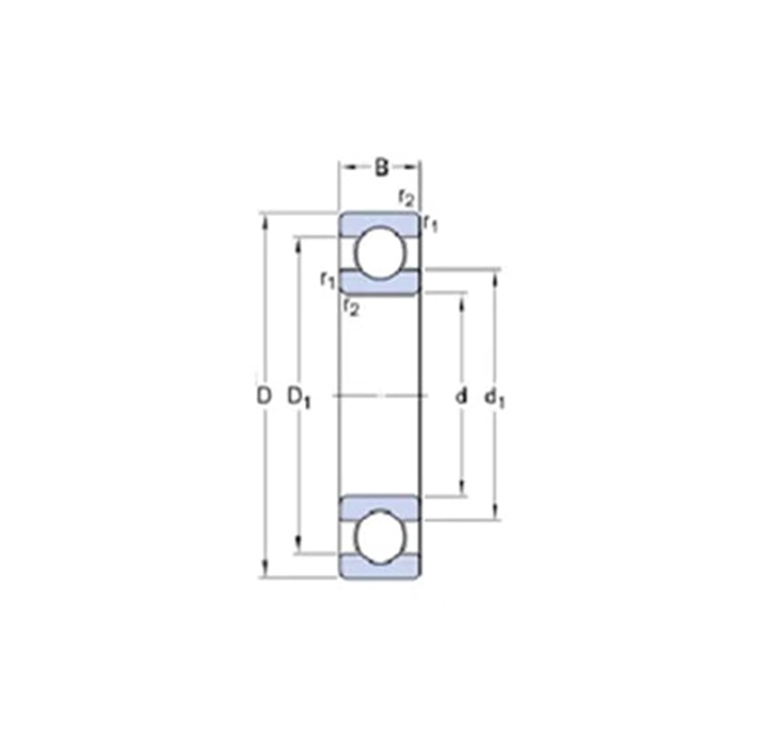 6921 2RS ABEC-1 105x145x20MM 薄肉ベアリング 61921RS 6921RS