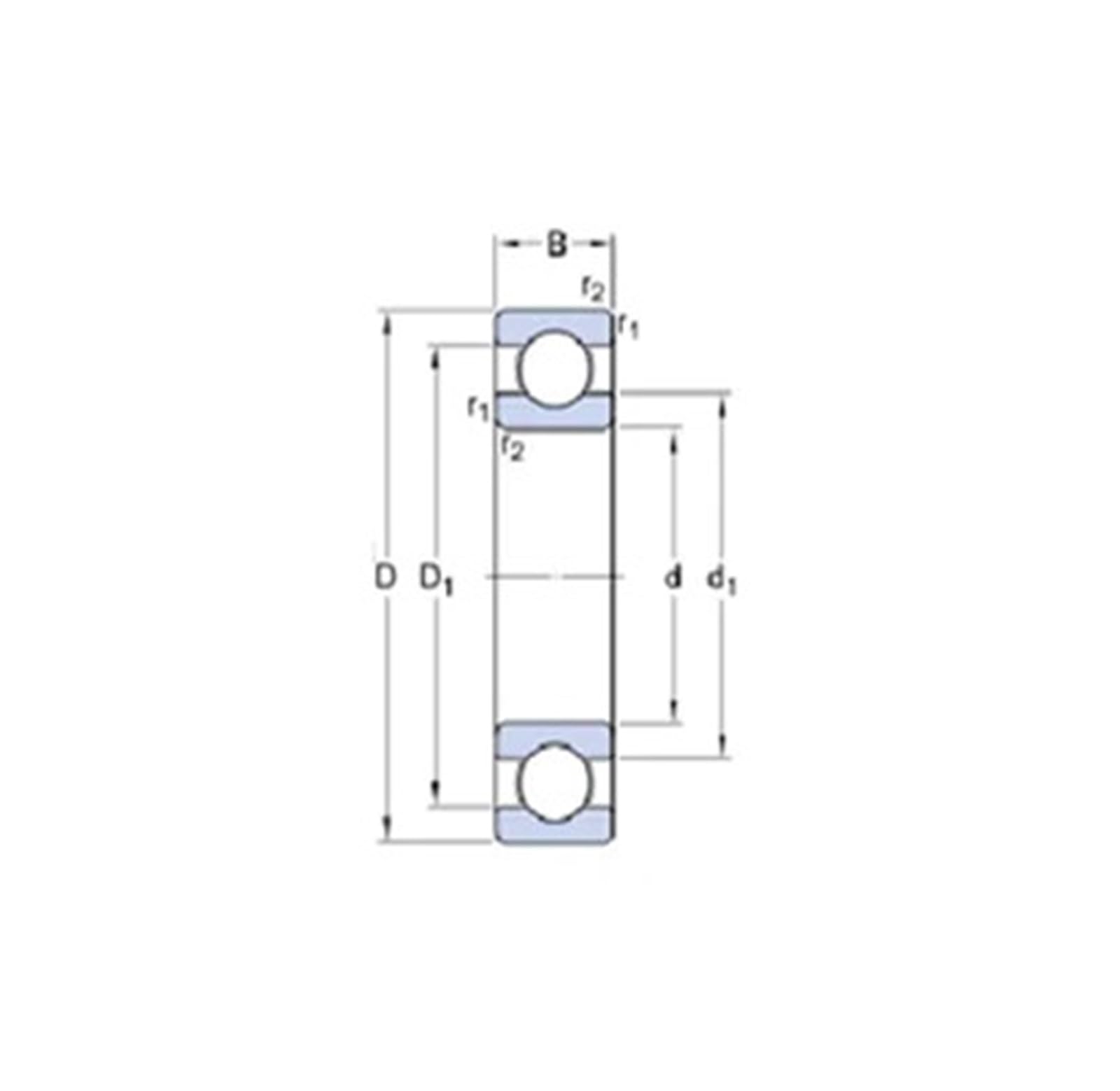 Roulement à billes 6902ZZ ABEC-1, section mince 15 x 28 x 7 mm, 6902 ZZ, 6902Z 61902 Z