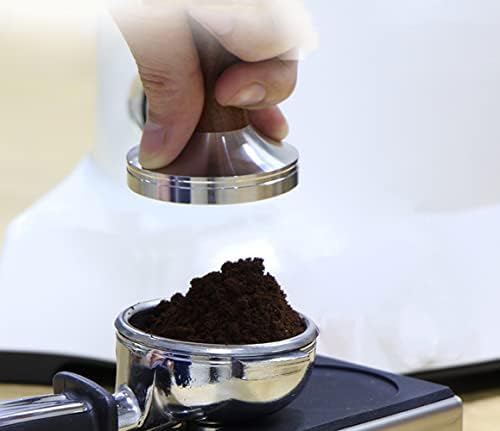 51mm Coffee Tamper,Espresso Coffee Tamper,Espresso Press with Tamper Mat,Coffee Press Tamper for Espresso Machines Accessory