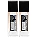 Maybelline New York Fit Me Dewy + Smooth Foundation Makeup, Nude Beige, 2 Count