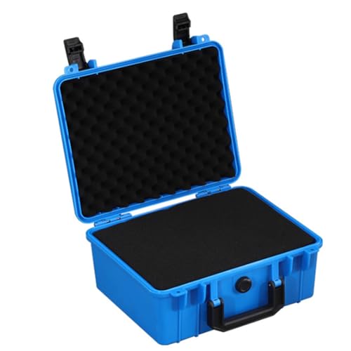 Flaroey Funda protectora para herramientas, a prueba de golpes, sellada, a prueba de polvo, multiusos, compacta, para almacenamiento al aire libre, color azul