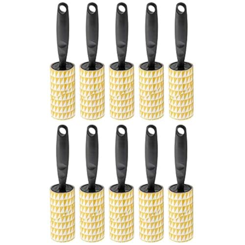 IKEA BASTIS Fusselrolle grau mit 40 selbstklebenden Bögen, 10 Stück