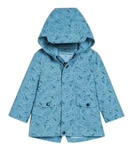 Weichers Dino Hellblaue Baby Regenjacke