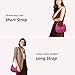 TANTOMI Crescent Shoulder Bags for Women Retro Classic Clutch Hobo Tote Purse Handbags Crossbody with 2 Removable Straps and Baseball Charms