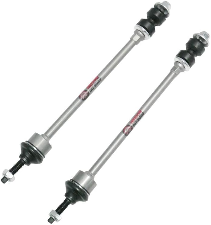 Freedom Off-Road Extended Front Zinc-Nickel Sway Bar End Links for 4-6" Lift fits Ram 1500/2500/ 3500, Avalanche, Silverado 1500/2500 HD