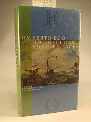 Die Insel des vorigen Tages [German] 3763244778 Book Cover