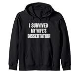 Photo Gallery i survived my wife s dissertation funny ph.d. laurea felpa con cappuccio Photo Gallery i survived my wife s dissertation funny ph.d. laurea felpa con cappuccio