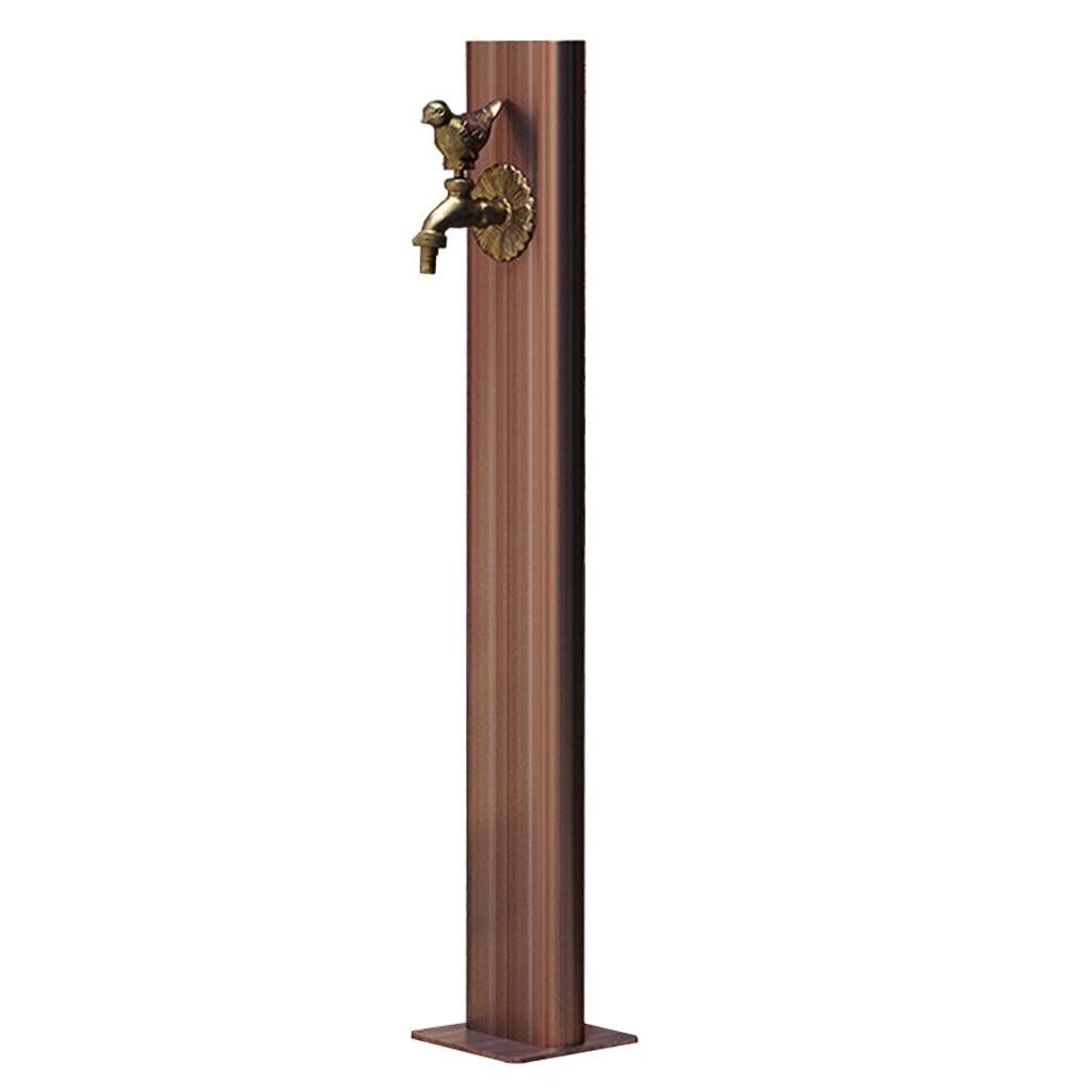 Fontaine de jardin en acier inoxydable et valve laiton au design durable