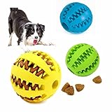 ✅ ROBUSTO Y ECOLÓGICO: Bola de comida para perros hecha de caucho natural de primera calidad, resistente a las mordidas, resistente y duradera, libre de toxinas y plástico sintético. El típico olor a caucho natural desaparece al cabo de unos días